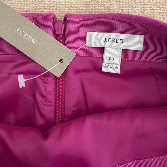 Fuchsia/Pink JCrew Wool Skirt - Picture 4 of 7